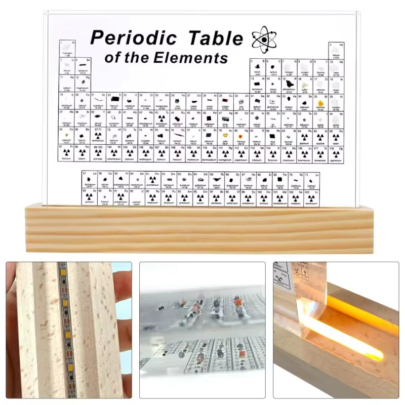 The TROVANOO Elemental Prism | Acrylic Periodic Table Display